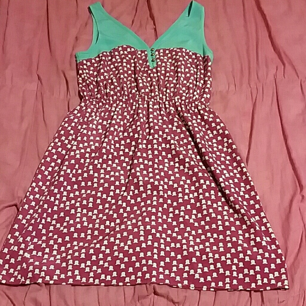 Women's Bell Print Dress